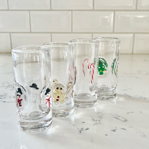 Anthropologie Festive Snowman Icon Shot Glass - Picture 10 of 13